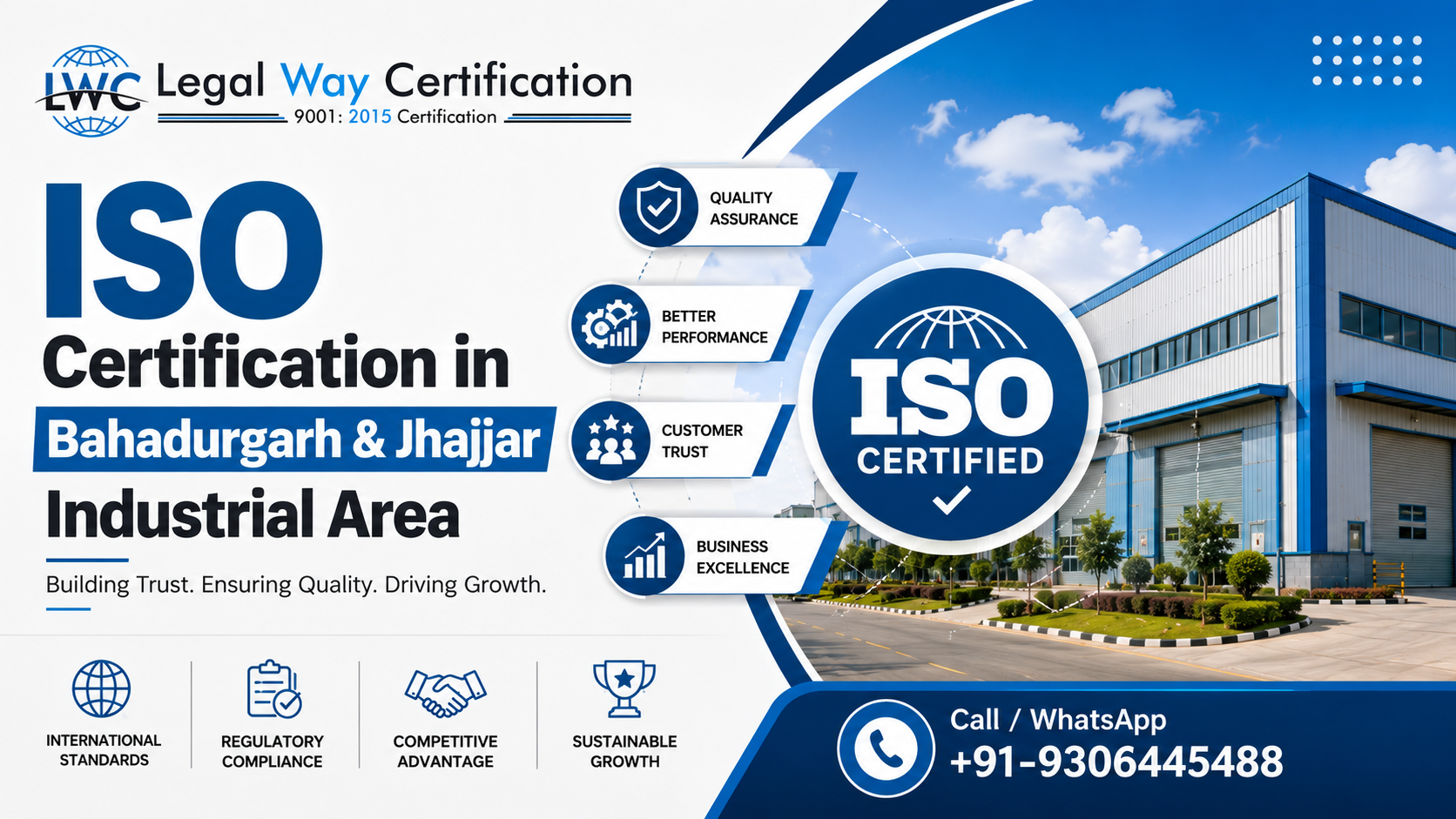 ISO Certification in Bahadurgarh and Jhajjar Industrial Area